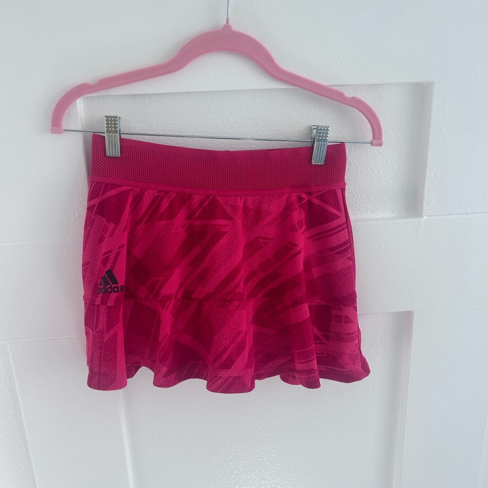 Adidas Pink Skater Mini Skirt with Ruffles